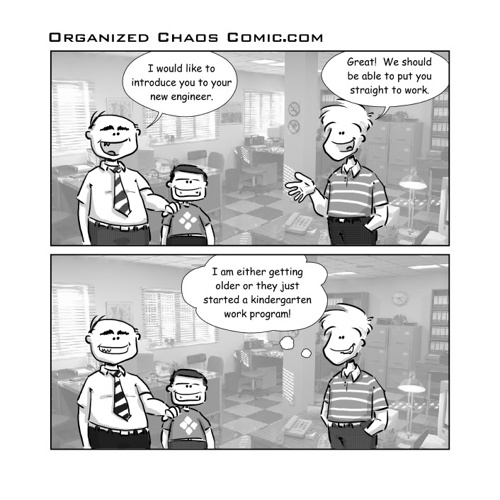 OCC Comic #15 - New Guy Is A Kindergartener